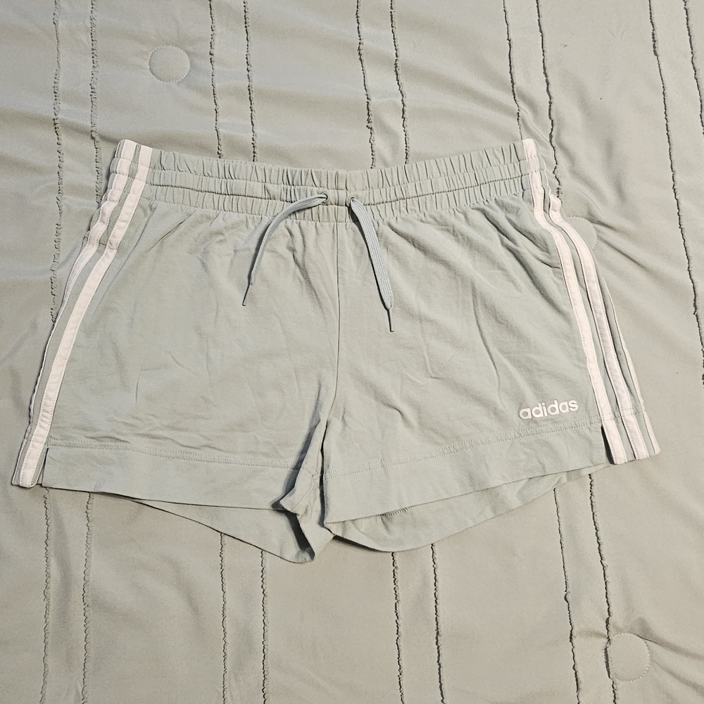 Sage Green Adidas Shorts Size Large